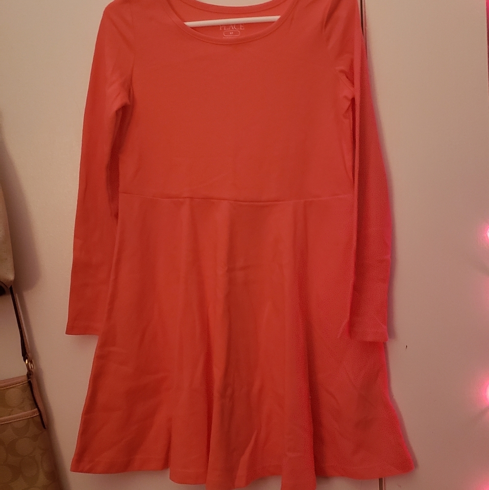 Dark pink dress